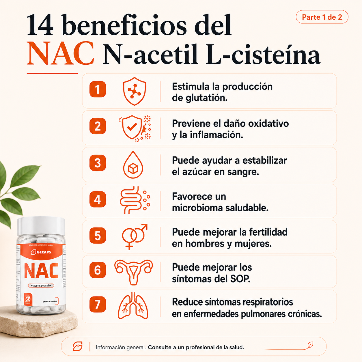 NAC N-acetil L-cisteína