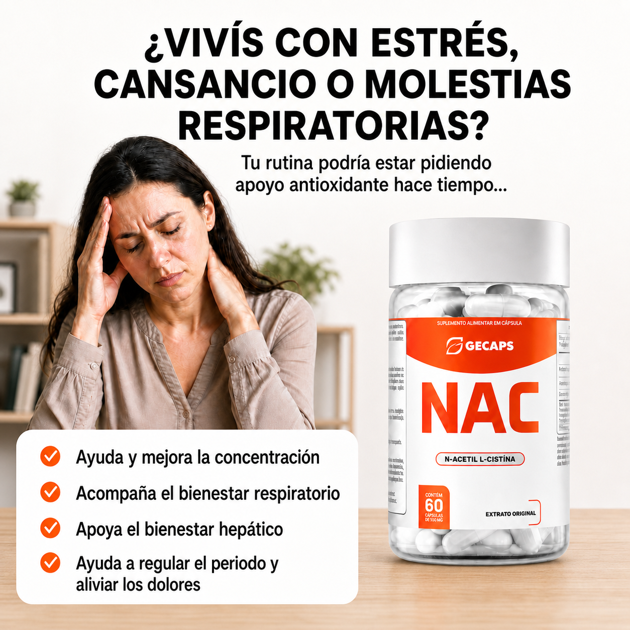 NAC N-acetil L-cisteína